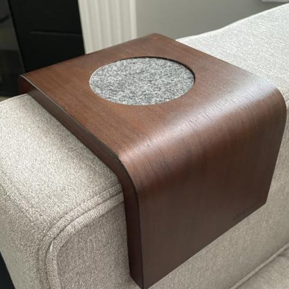 Lovesac Sactionals Coaster: Dark Walnut